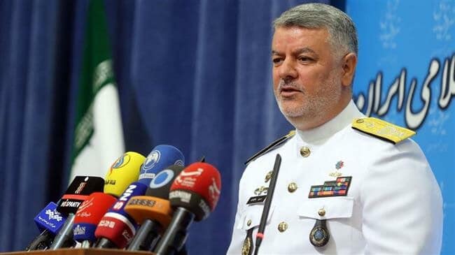 Iranian Navy Commander Rear Admiral Hossein Khanzadi