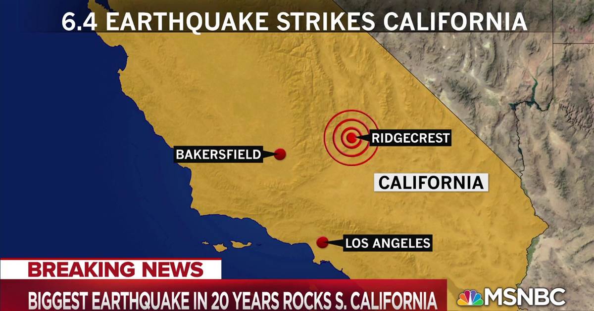 Earthquake Strikes Southern California With 6 4 Magnitude Talesbuzz