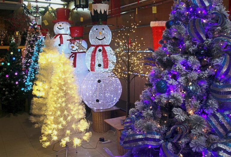 Christmas Tree & Other Decorative Items