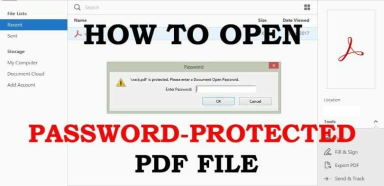 How to crack PDF password Without Damaging The Content